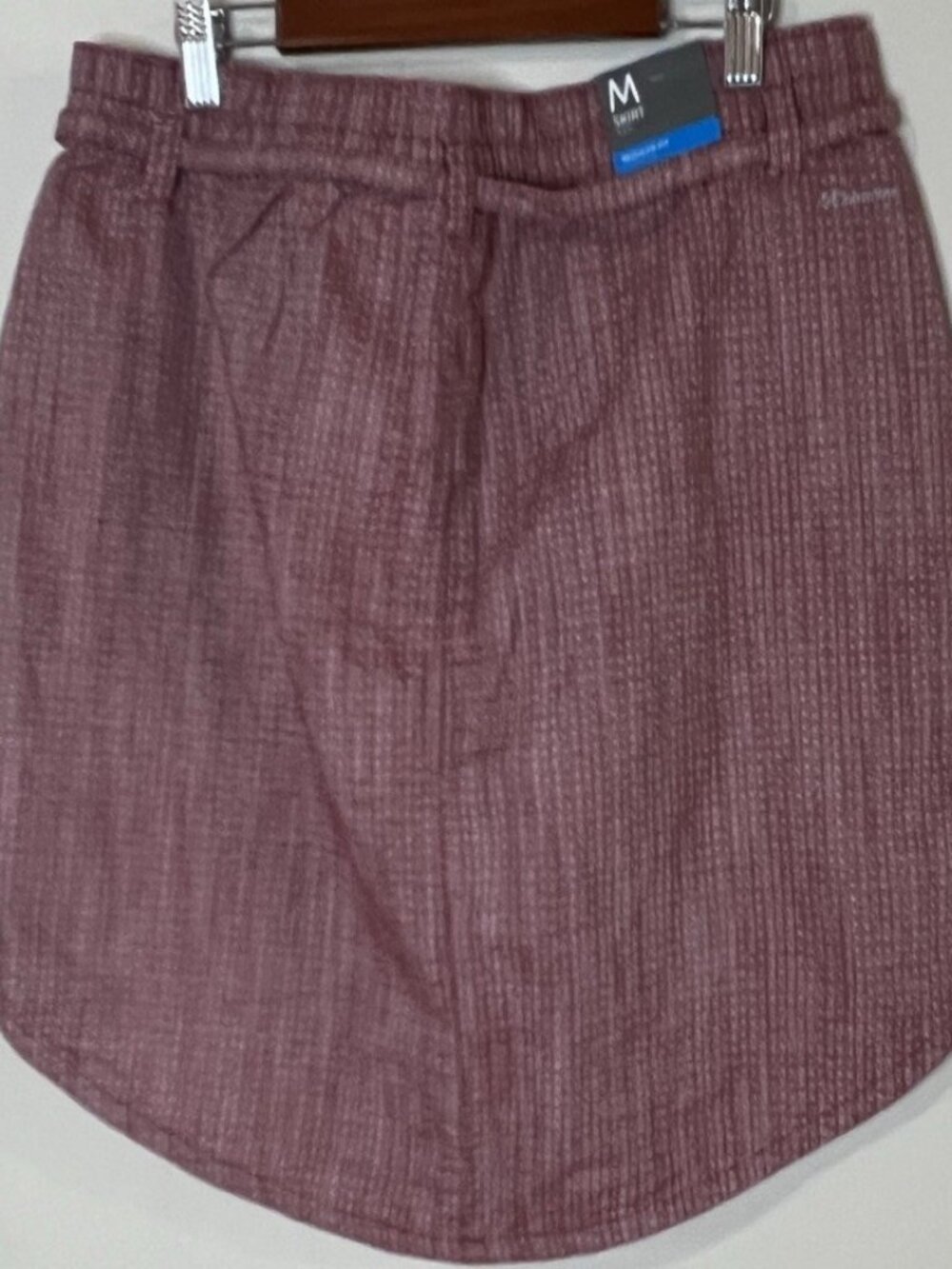 Columbia Women's Button-Front Midi Skirt — Dusty Rose Heather, Size M, NWT